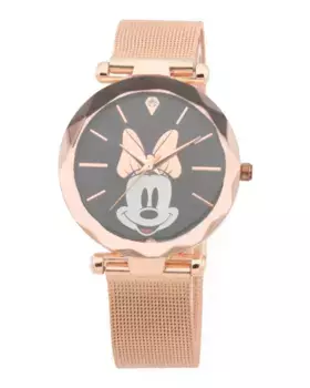 Женские часы с Минни Маус Disney, цвет Rose Gold