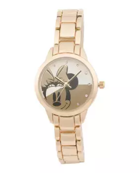 Женские часы с Минни Маус Disney, цвет Gold