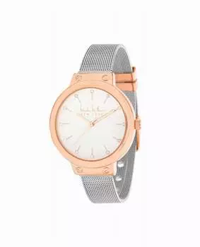 Женские часы с ремешком из нержавеющей стали - 35 мм в розовом золоте Nicole Miller