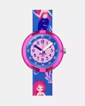 Женские часы Seareni FPNP107 из разноцветного переработанного пластика Flik Flak