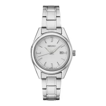 Женские часы Seiko Essentials из нержавеющей стали — SUR633, цвет Silver Tone