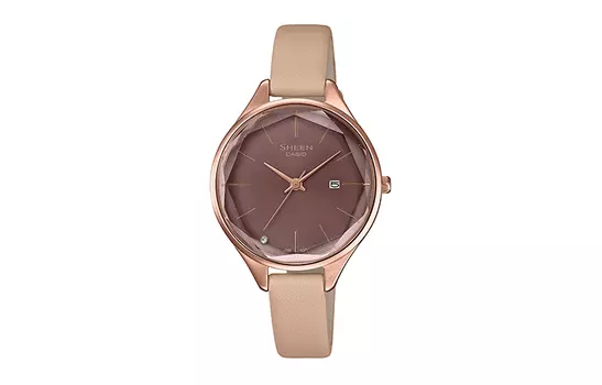 Женские часы SHEEN Coffee SHE-4062PGL-5A CASIO