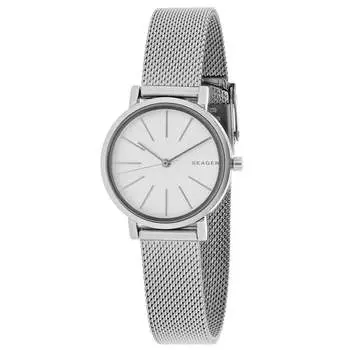 Женские часы Skagen Ancher с серебряным циферблатом