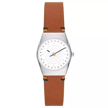 Женские часы Skagen Lille с белым циферблатом