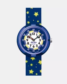 Женские часы Space Trip FBNP183 из синего переработанного пластика Flik Flak