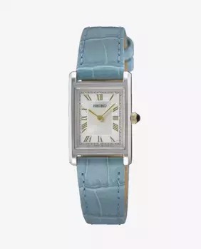 Женские часы SWR101P1 с кожаным и синим ремешком Seiko, синий