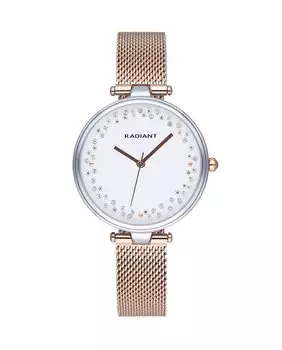 Женские часы The Circle RA543203 из стали с ремешком из розового золота Radiant, золотой