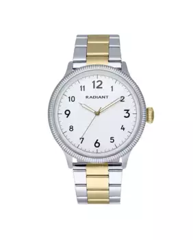 Женские часы Timmy RA627204 из стали с двухцветным золотым ремешком Radiant, серебряный