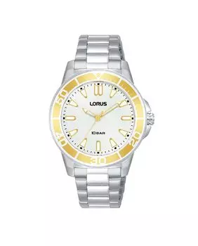 Женские часы Woman RG255VX9 со стальным и серебряным ремешком Lorus, серебро