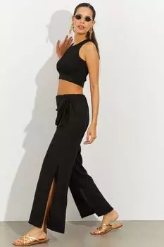 Женские черные брюки-парео Cool & Sexy, черный