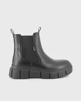 Женские черные кожаные ботильоны Blogger, черный