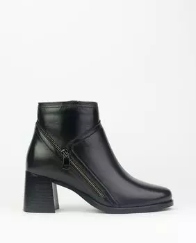 Женские черные кожаные ботильоны Caramelo, черный