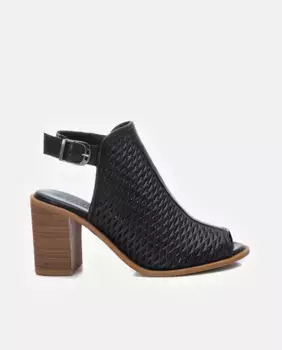 Женские черные кожаные ботильоны с застежкой-пряжкой Carmela, черный