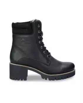 Женские черные кожаные ботинки Panama Jack