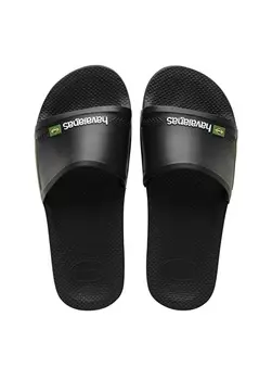 Женские черные пляжные тапочки Havaianas