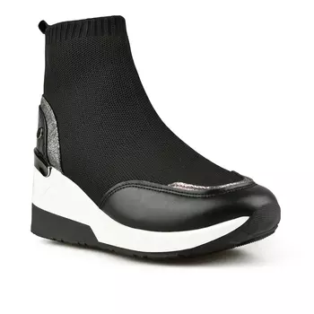 Женские черные повседневные ботинки на платформе Tendenz