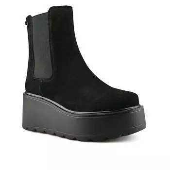 Женские черные повседневные ботинки на платформе Tendenz