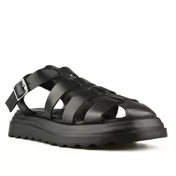 Женские черные повседневные сандалии на платформе Tendenz