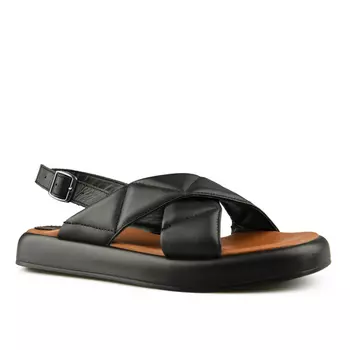 Женские черные повседневные сандалии на платформе Tendenz