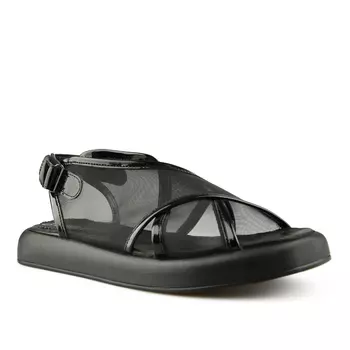 Женские черные повседневные сандалии на платформе Tendenz