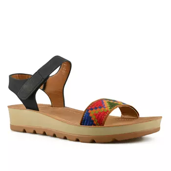 Женские черные повседневные сандалии на платформе Tendenz