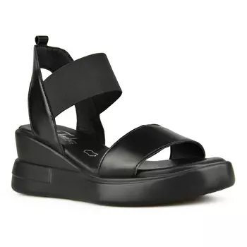 Женские черные повседневные сандалии на платформе Tendenz