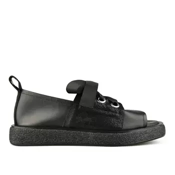 Женские черные повседневные сандалии на платформе Tendenz