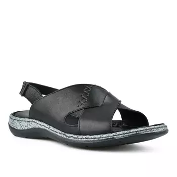 Женские черные повседневные сандалии на платформе Tendenz