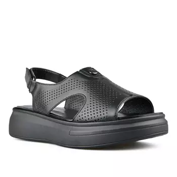 Женские черные повседневные сандалии на платформе Tendenz