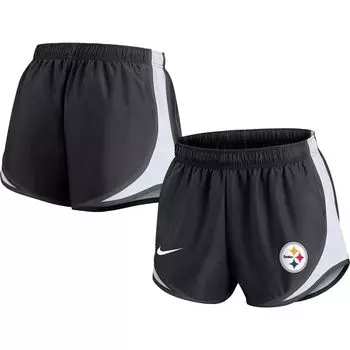 Женские черные шорты Nike Pittsburgh Steelers Tempo Nike