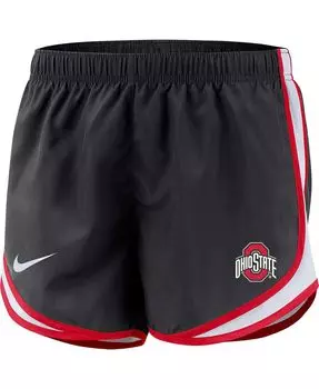 Женские черные шорты Ohio State Buckeyes Tempo Performance Nike, черный