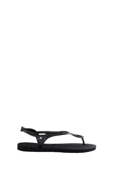 Женские черные тапочки luna Havaianas