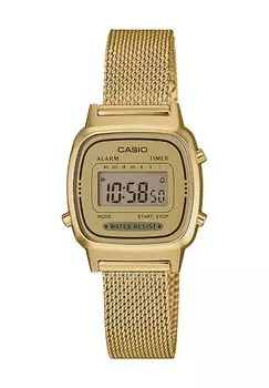 Женские цифровые часы LA-670WEMY-9EF CASIO, золото