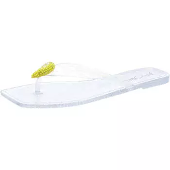 Женские декорированные сандалии-шлепанцы Betsey Johnson, серебряный