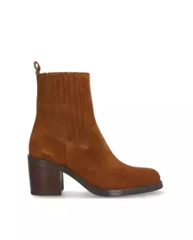 Женские детские ботильоны из шелковой кожи с нескользящей подошвой и застежкой-молнией Alpe, коричневый