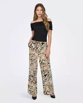 Женские длинные брюки jdy, бежевый