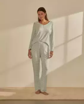 Женские длинные брюки nfasis, зеленый