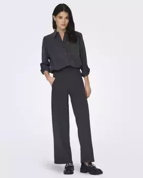 Женские длинные брюки палаццо jdy, темно-серый