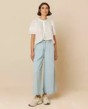 Женские длинные брюки с эффектом денима Indi & Cold, синий