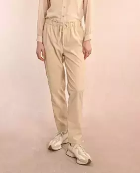 Женские длинные брюки с эффектом кожи Molly Bracken, цвет Crudo