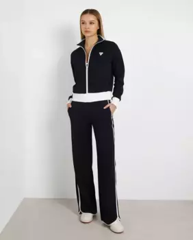 Женские длинные брюки с карманами Guess, черный