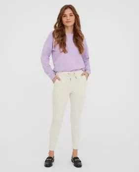 Женские длинные брюки средней посадки Vero Moda
