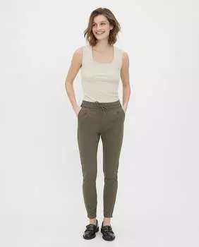 Женские длинные брюки средней посадки Vero Moda