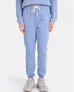 Женские длинные домашние брюки из плотного хлопкового трикотажа Massana, синий