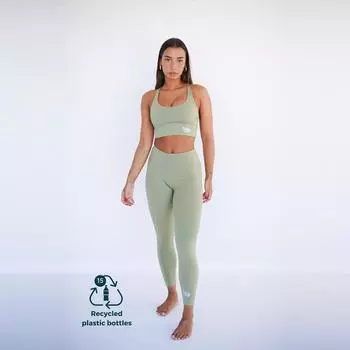 Женские длинные леггинсы из экологически чистого полиэстера для фитнеса Fitplanet Seaturtle