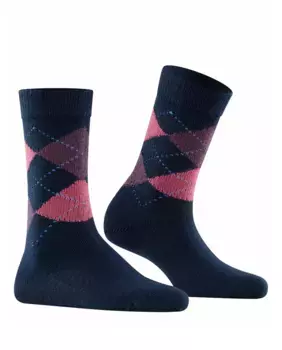 Женские длинные носки Burlintong с ромбовидным принтом Burlington, мультиколор