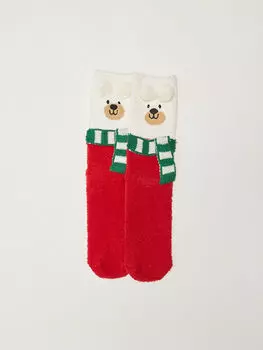 Женские домашние носки с нескользящей подошвой и рисунком 3D-животных LCW Dream