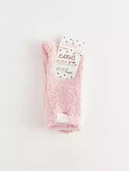 Женские домашние носки с принтом LCW DREAM, розовый