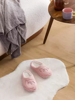 Женские домашние тапочки с вышивкой «кошка» LCW HOME