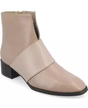 Женские двухцветные ботильоны из пеноматериала Kyler Tru Comfort с квадратным носком Journee Collection